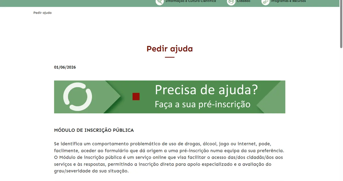 Página da Linha 1414 no sítio do ICAD